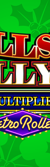 Bells and Holly Multiplier Retro Roller - Game Title