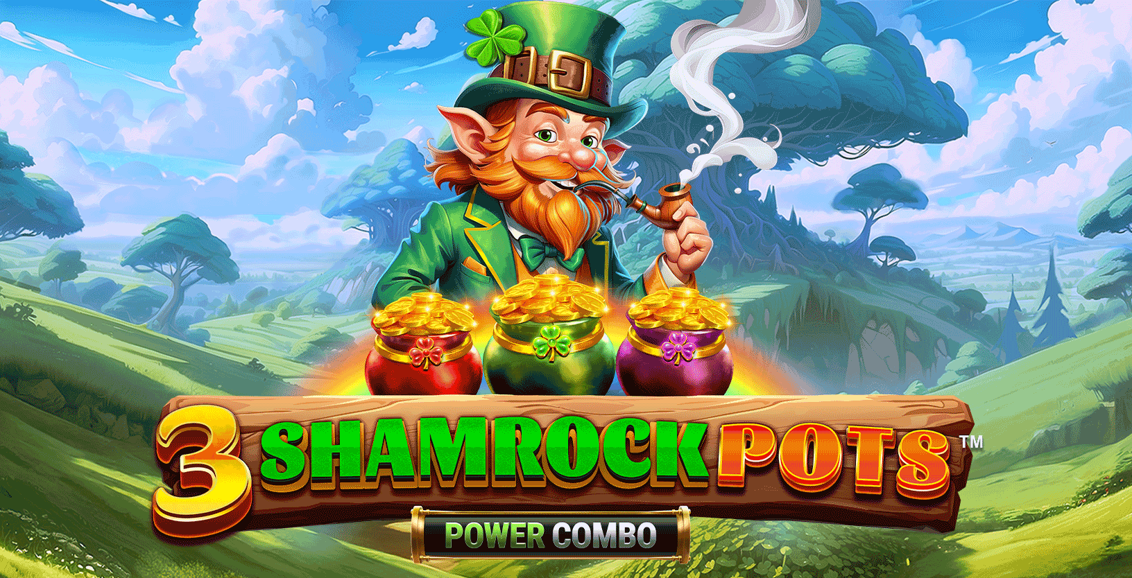 3 Shamrock Pots: Power Combo - Game Title