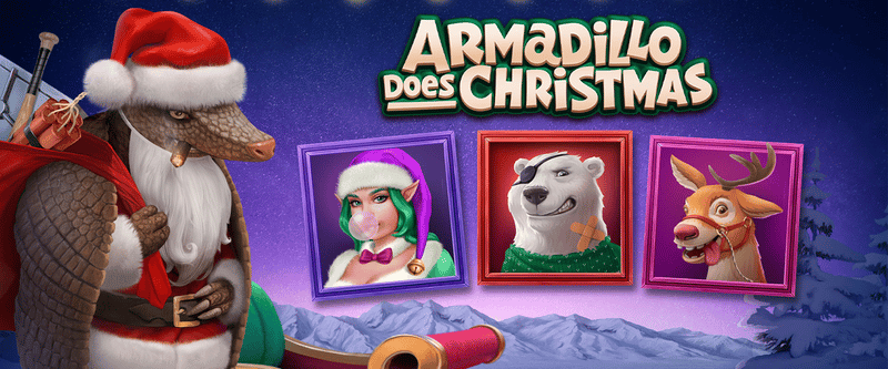 Armadillo Does Christmas - Game Title