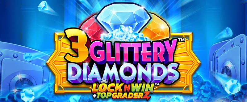 3 Glittery Diamonds - Game Title