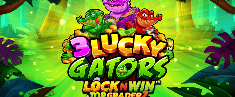 3 Lucky Gators - Game Title
