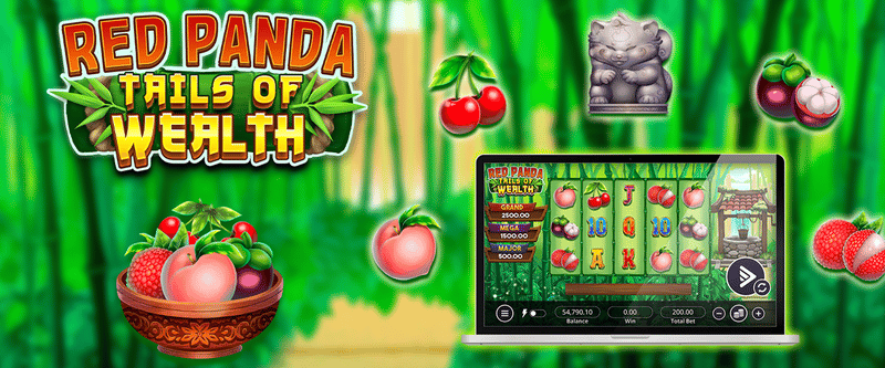 Red Panda Tails of Wealth - Game Title