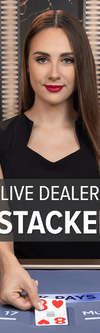 Live Dealer Infinite Bet Stacker Blackjack (NJ) - Game Title