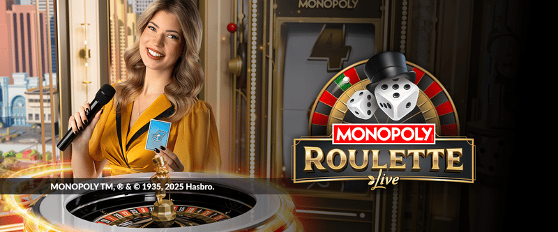 Live Dealer Monopoly Roulette - Game Title