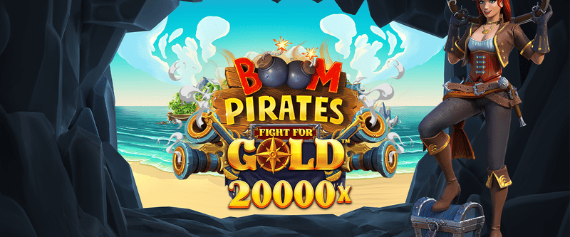 Boom Pirates Fight for Gold - Game Title