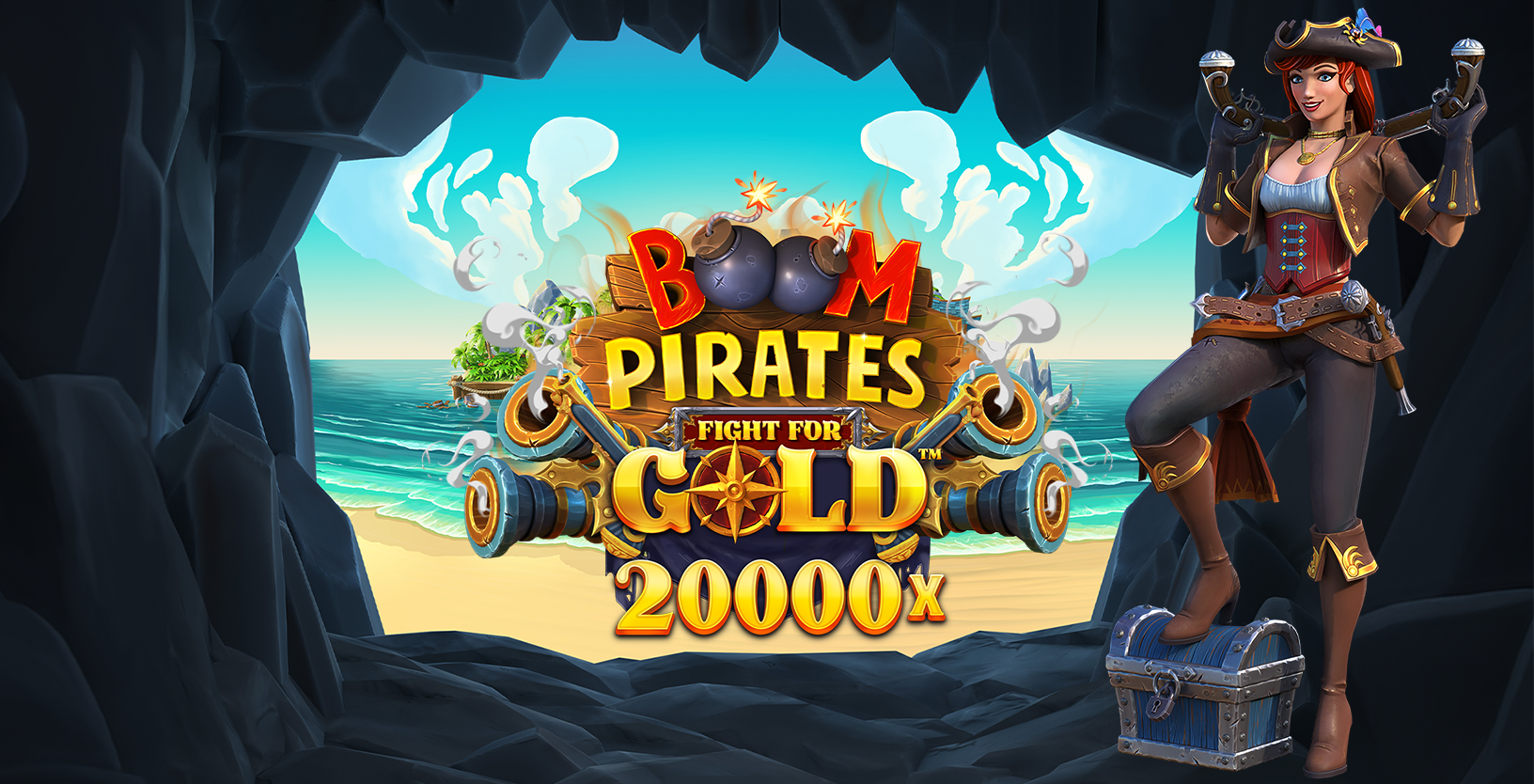 Boom Pirates Fight for Gold - Game Title