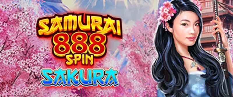 Samurai 888 Spin Sakura - Game Title