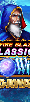 Fire Blaze: Blue Wizard Megaways - Game Title