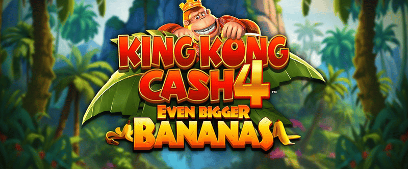 King Kong Cash Even Bigger Bananas 4 - Game Title