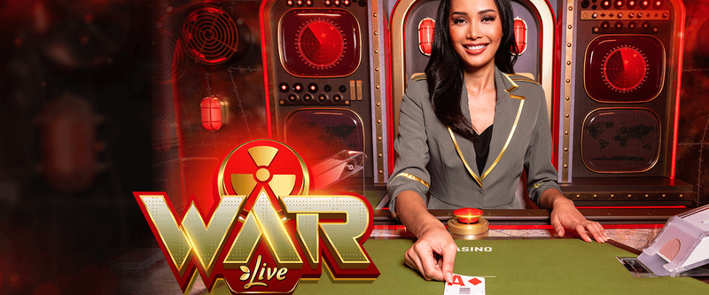 Live Dealer War - Game Title