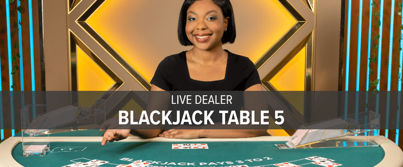 Live Dealer Blackjack Table 5 (PA) - Game Title