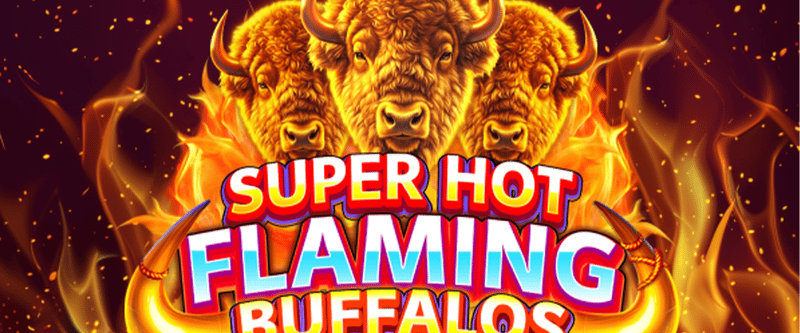 Super Hot Flaming Buffalos - Game Title