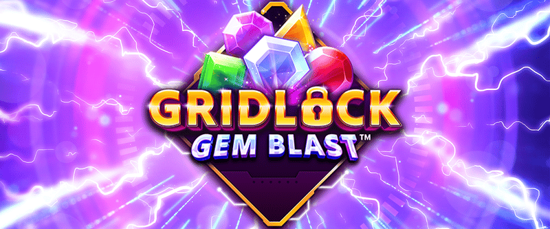 Gridlock Gem Blast - Game Title