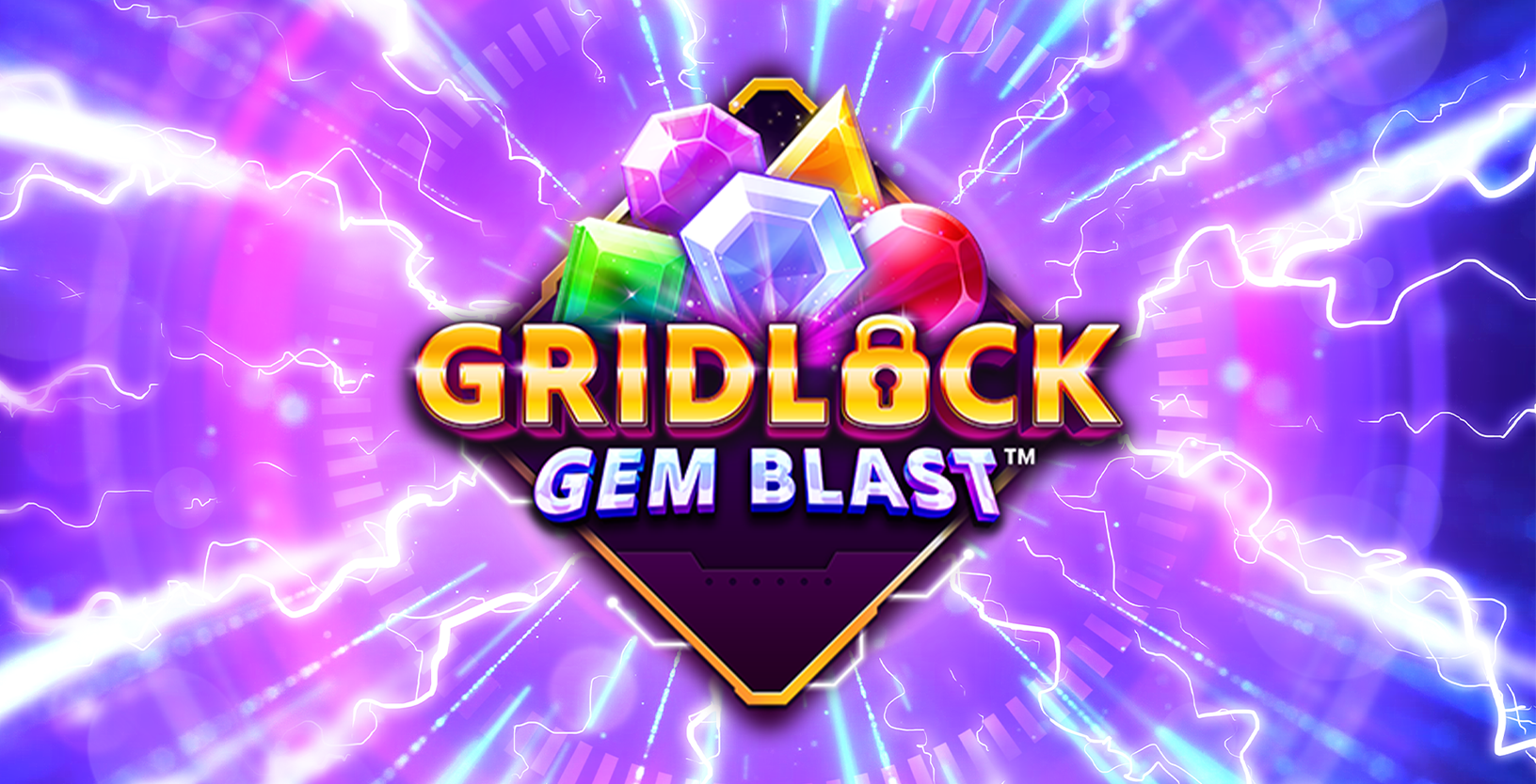 Gridlock Gem Blast - Game Title