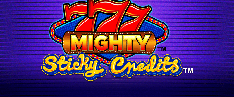 Mighty 777 Sticky Credits - Game Title