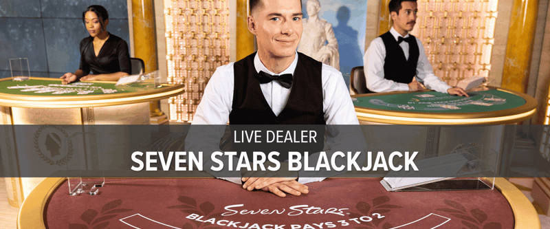 Live Dealer Seven Stars Live Blackjack (PA/WV) - Game Title