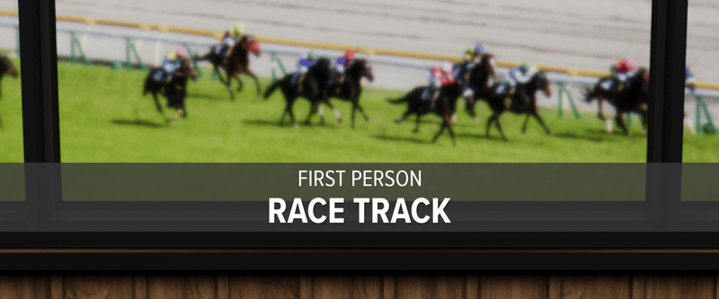 First Person Race Track - Game Title
