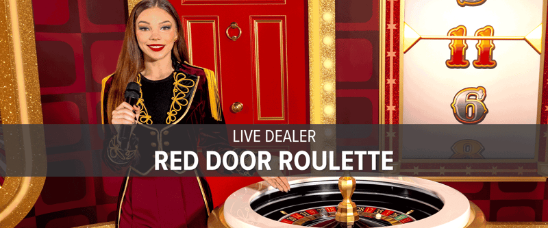 Live Dealer Red Door Roulette (ON) - Game Title