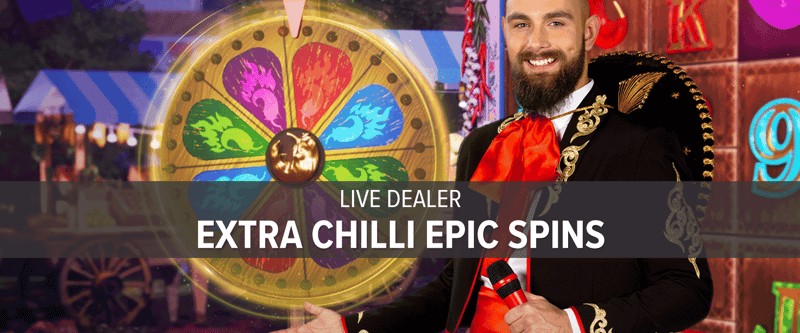 Extra Chilli Epic Spins Live (ON/AB) - Game Title