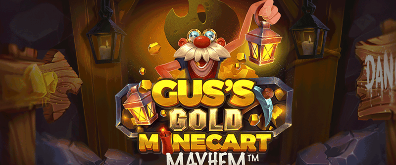 Gus's Gold Minecart Mayhem - Game Title