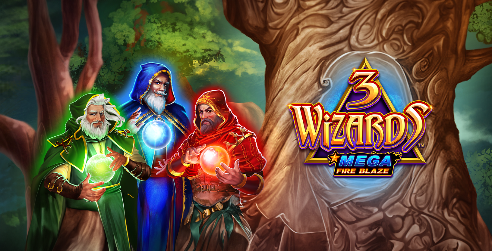 Mega Fire Blaze: 3 Wizards - Game Title