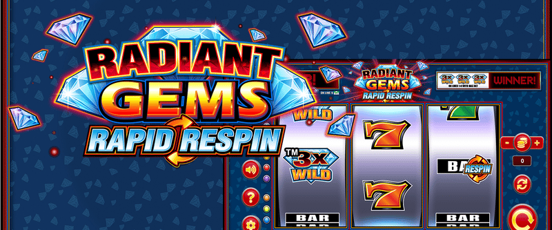 Radiant Gems Rapid Respin - Game Title