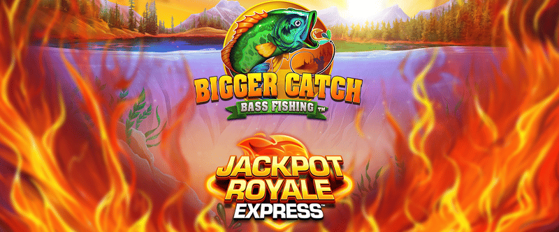 Bigger Catch Bass Fishing Jackpot Royale Express - Game Title