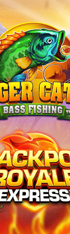 Bigger Catch Bass Fishing Jackpot Royale Express - Game Title