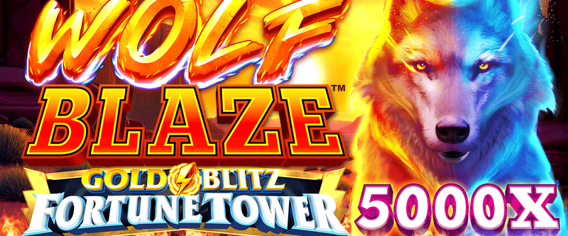 Wolf Blaze Gold Blitz Fortune Tower - Game Title
