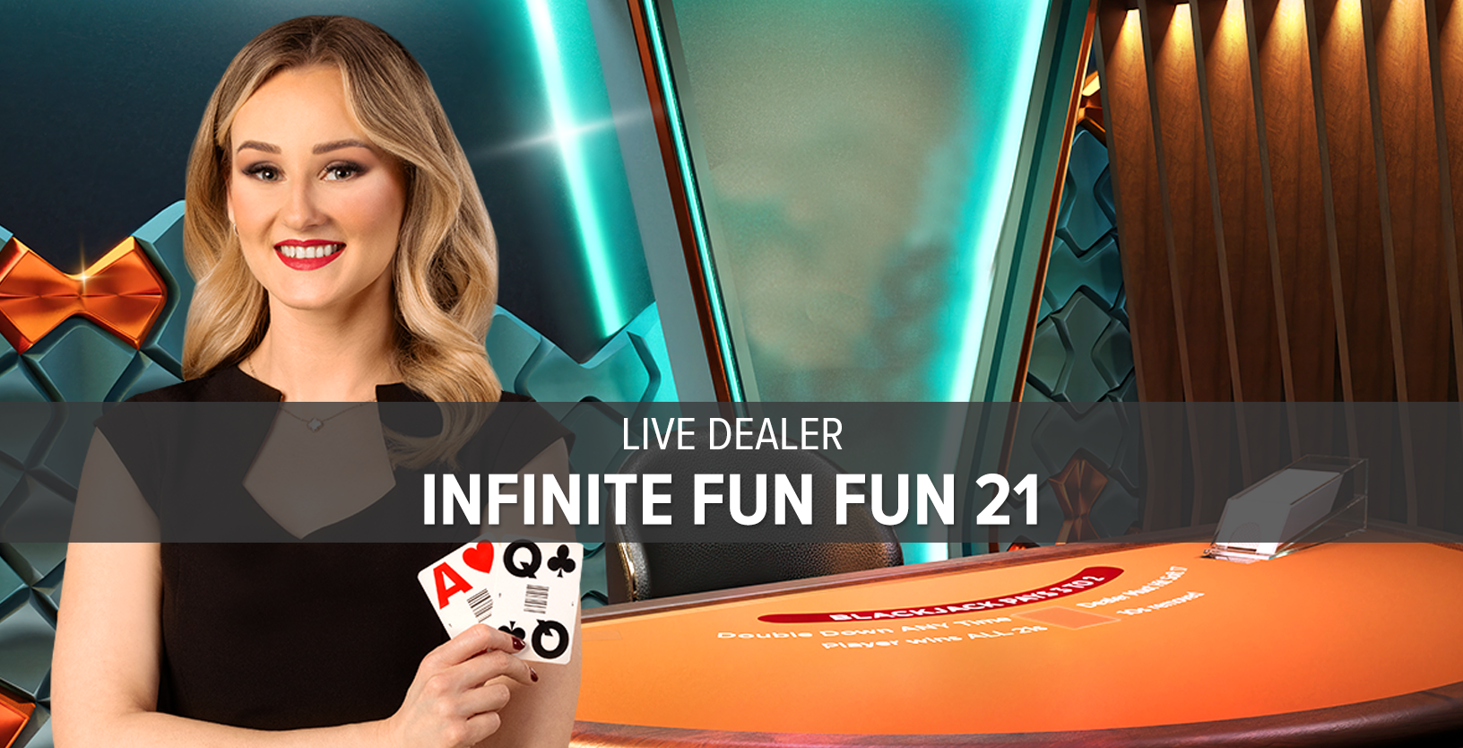 Live Dealer Infinite Fun Fun 21 Blackjack (ON) - Game Title