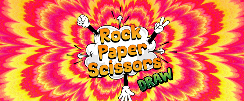 Rock Paper Scissors DRAW! - Game Title