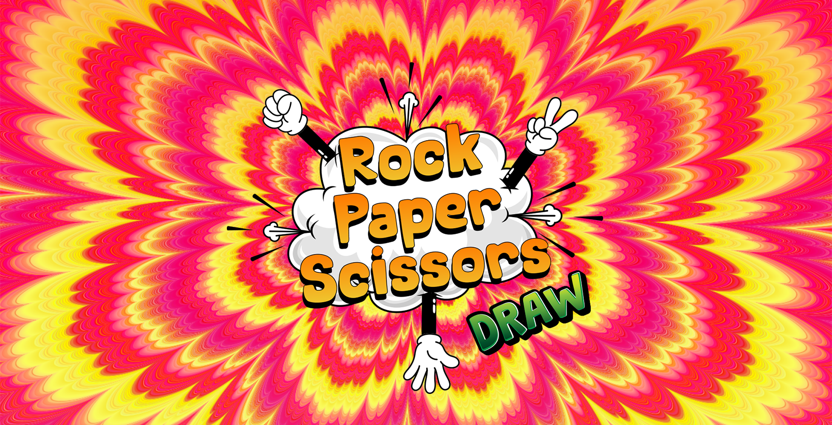 Rock Paper Scissors DRAW! - Game Title