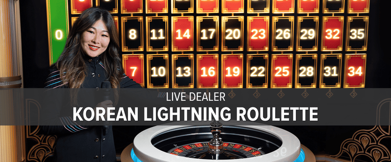 Live Dealer Korean Lightning Roulette (ON) - Game Title