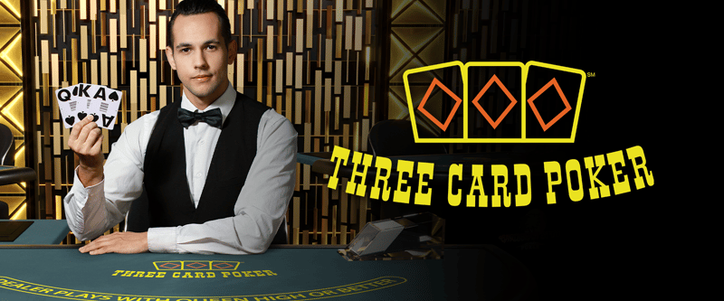 Live Dealer Three Card Poker (Ontario) - Game Title
