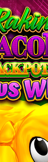 Rakin Bacon Jackpots Bonus Wheel - Game Title