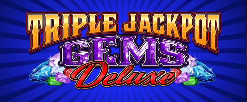 Triple Jackpot Gems Deluxe - Game Title