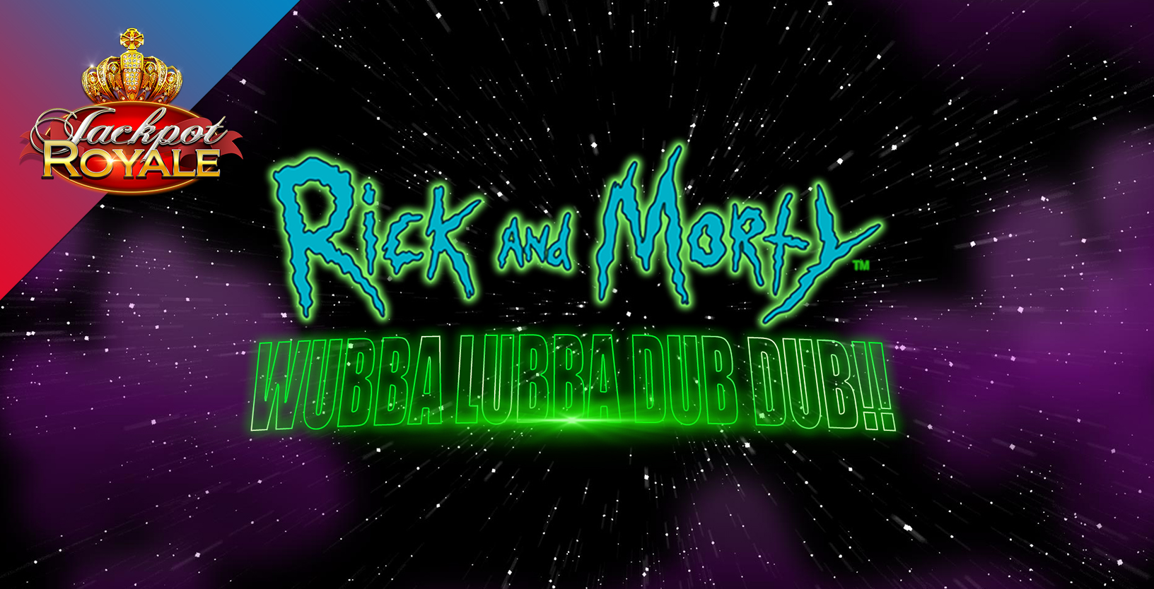 Rick And Morty Wubba Lubba Dub Dub Jackpot Royale - Game Title