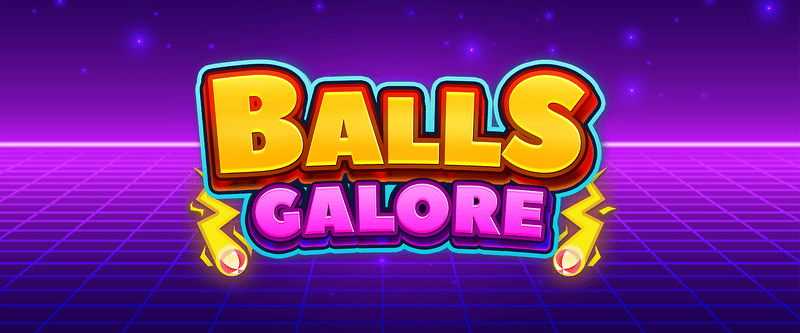 Balls Galore Lightning Drop - Game Title