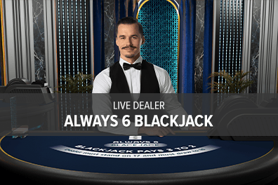 Play Live Dealer Always 6 Blackjack 4 (ON)