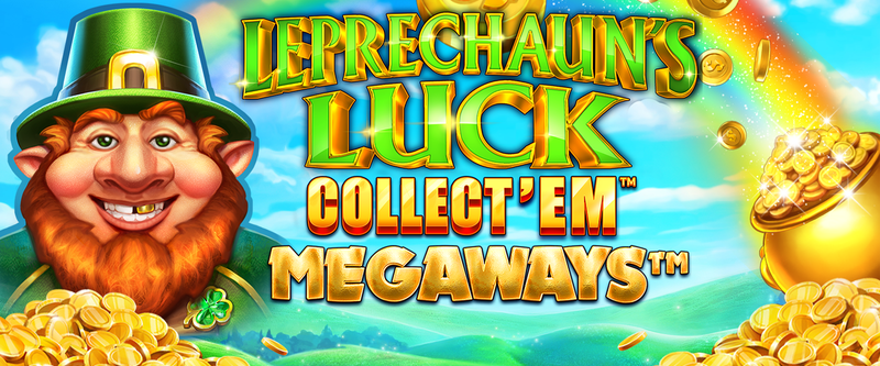 Collect 'Em: Leprechaun’s Luck Megaways - Game Title