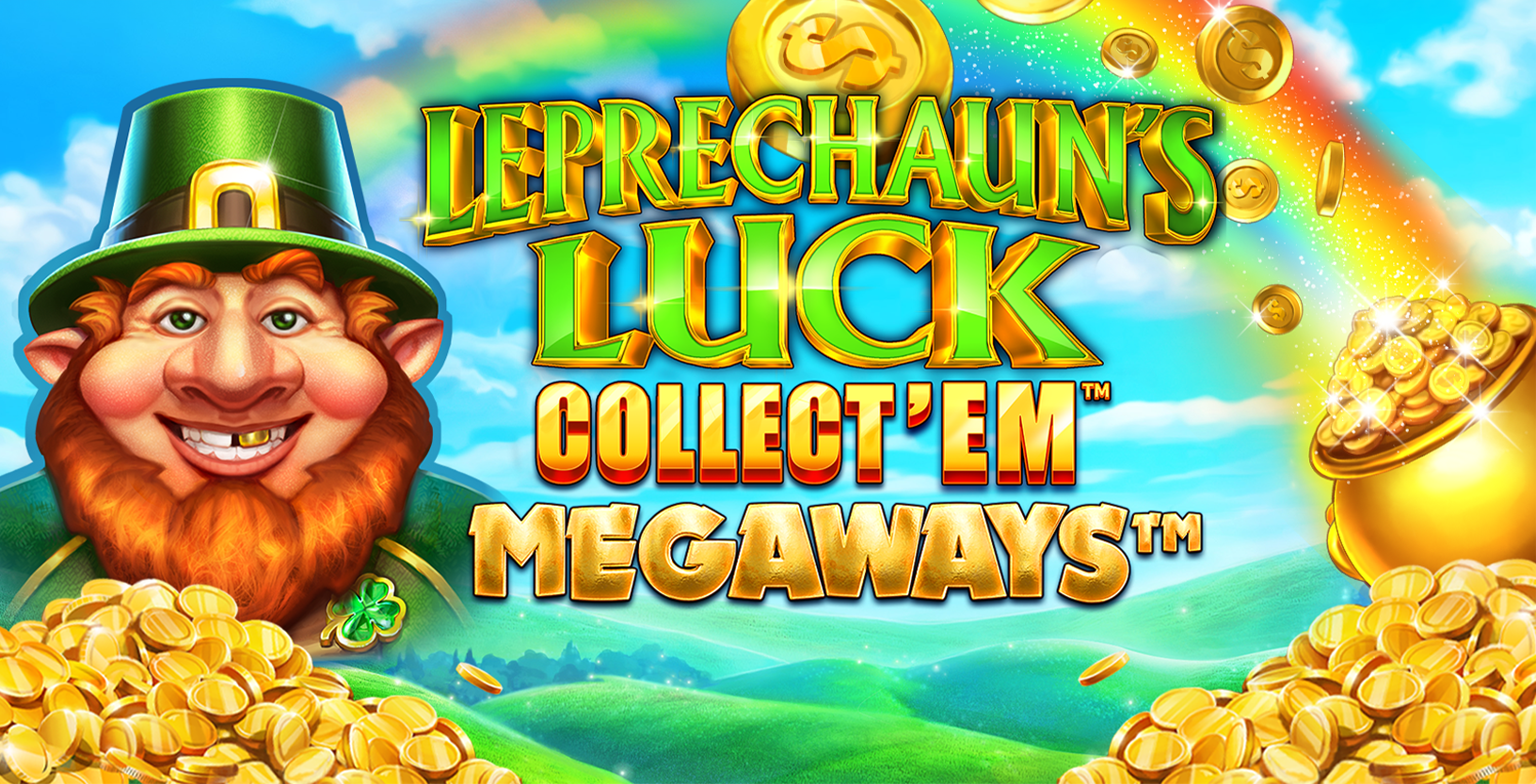Collect 'Em: Leprechaun’s Luck Megaways - Game Title