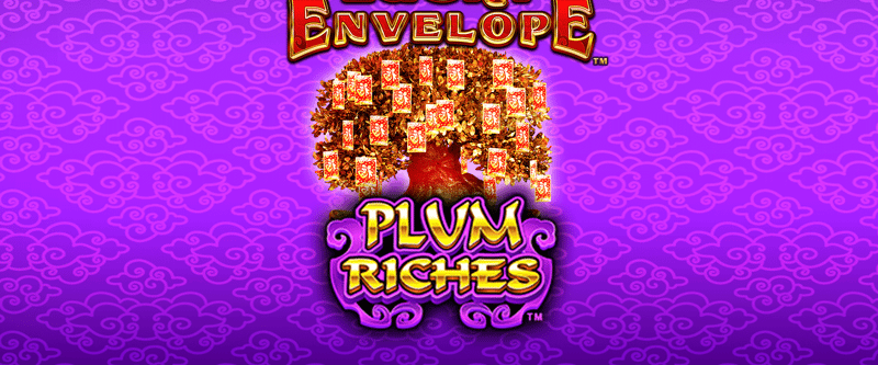 Lucky Envelope Plum Riches - Game Title