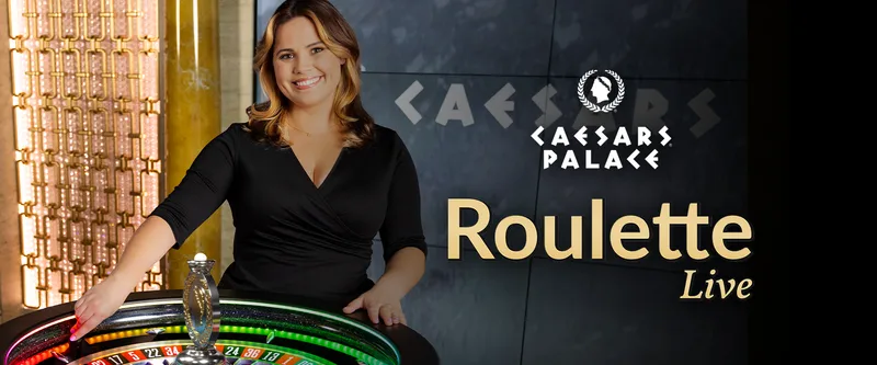 Caesars Live Roulette (NJ) - Game Title