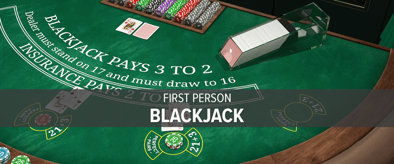 First Person Blackjack (NJ) - Game Title