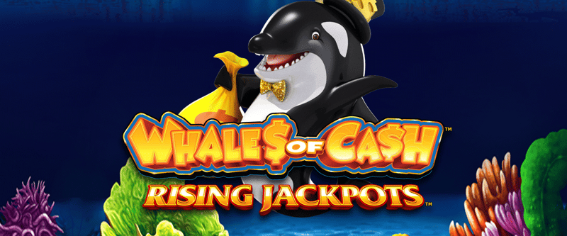 Rising Jackpots Whale of Cash (L) - Game Title