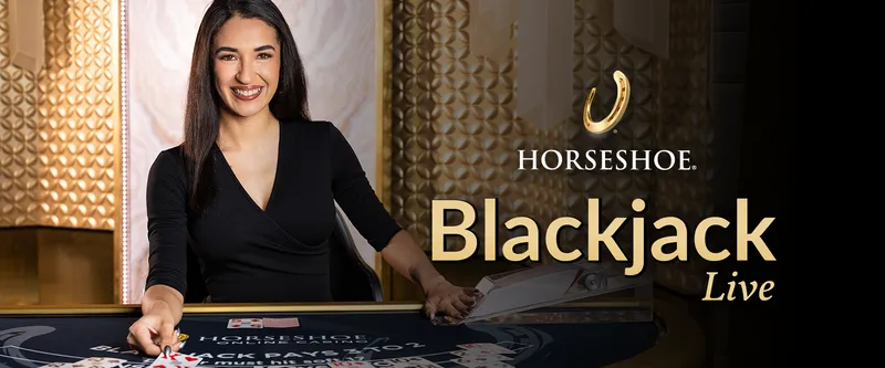 Horseshoe Live Dealer Blackjack (NJ) - Game Title