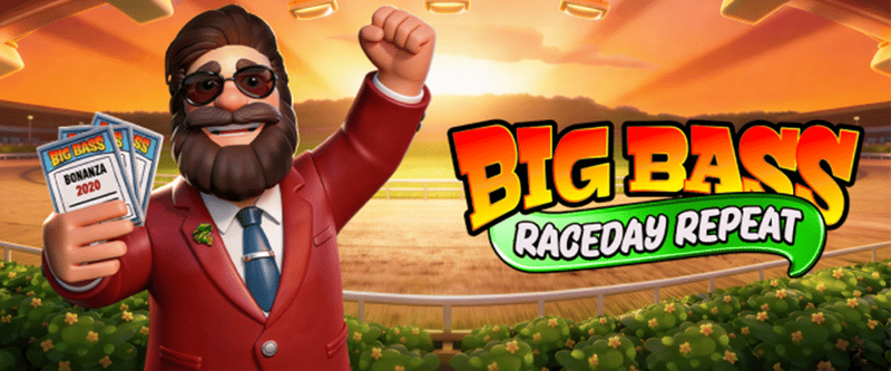 Big Bass Raceday Repeat - Game Title