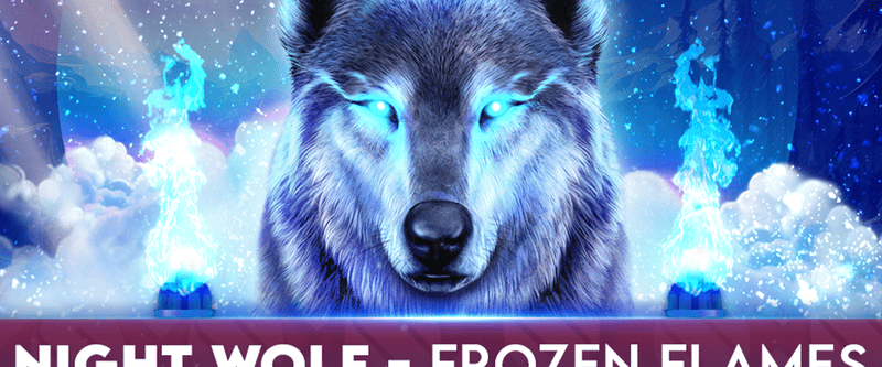 Night Wolf - Frozen Flames - Game Title