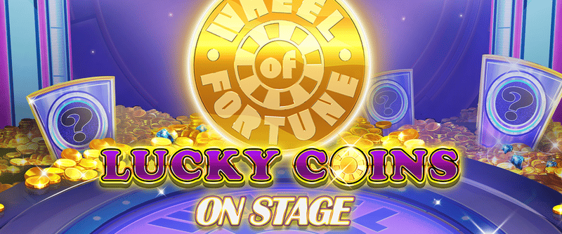 Wheel of Fortune Lucky Coins On Stage - Game Title