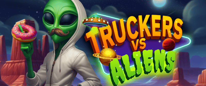 Truckers vs Aliens - Game Title